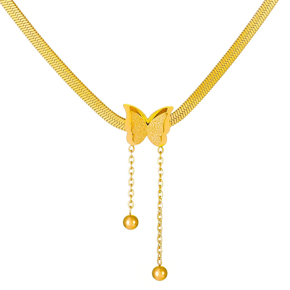Butterfly necklace for her