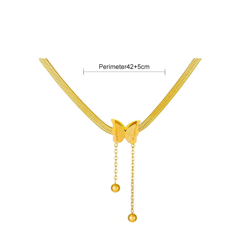 Butterfly necklace for her