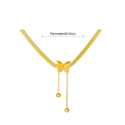 Butterfly necklace for her